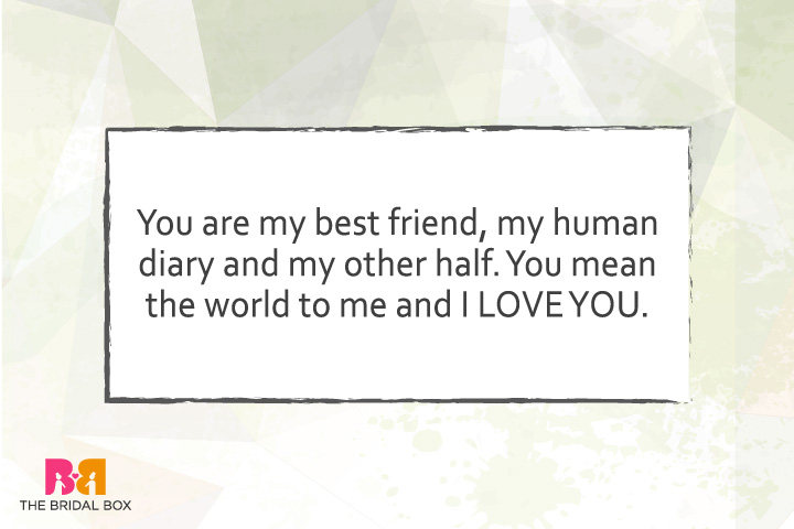 True Love Quotes For Him - You Are My Best Friend