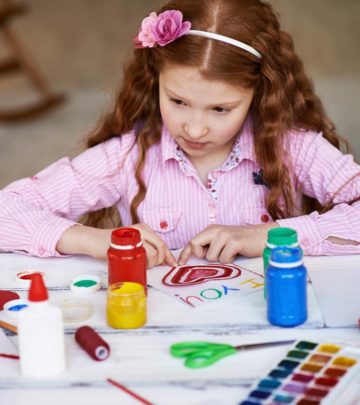 To celebrate Children's Day, try some artistic crafts with your child.