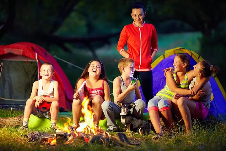 Camping Games For Kids - A Story Round The Campfire Contest