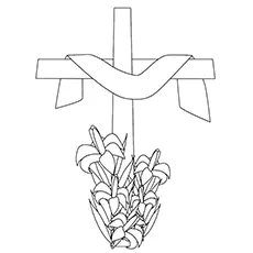 Lily Coloring Pages - Easter Lily