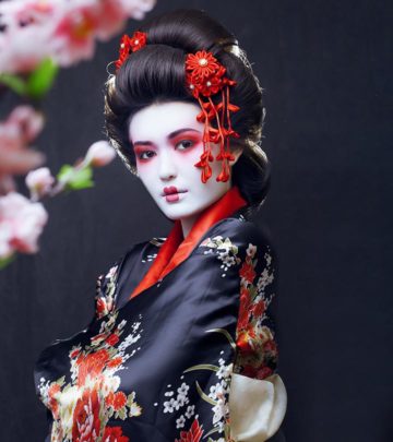 Easy Makeup Ideas To Create That Perfect Geisha Look_image