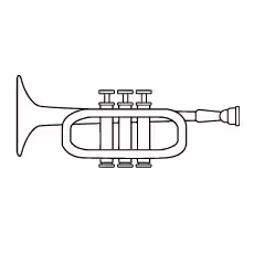 Flugelhorn Trumpet Free Printable Coloring Pages of Flugelhorn