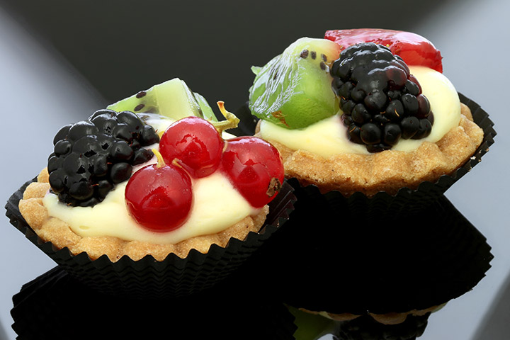 Wedding Cupcakes - Fruit Tart Cup Cakes