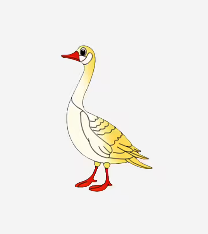 Printable Goose Coloring Pages For Toddlers