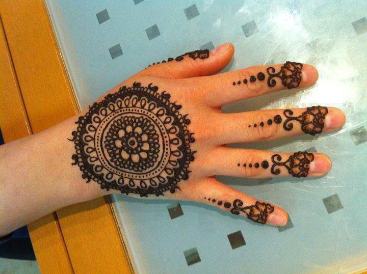 Intricate Ornamentation Arabic Mehndi Design For Fingers
