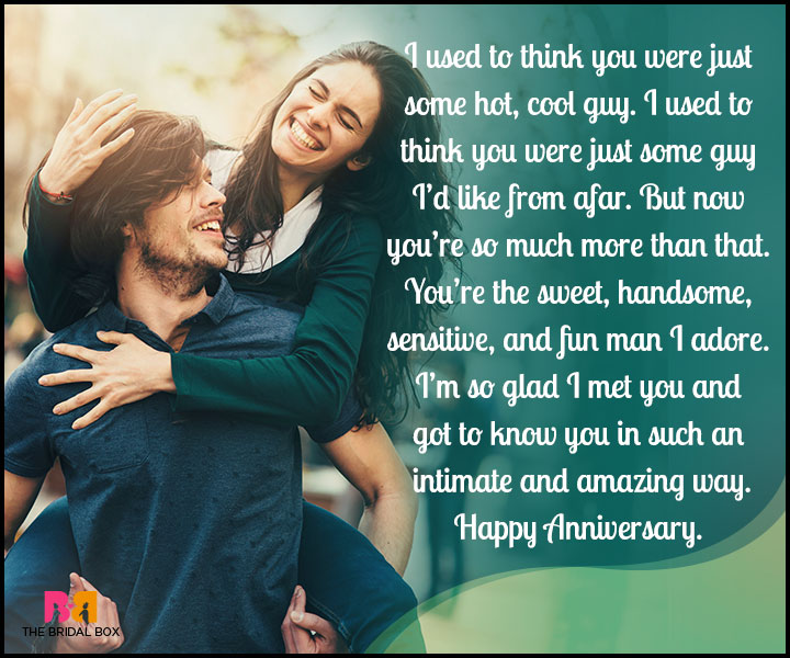 Love Anniversary Quotes For Him - I Used To Think