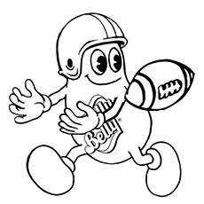 Rugby Coloring Pages - Mr. Jelly Belly Playing Rugby Rugby Coloring Pages - Mr. Jelly Belly Playing Rugby