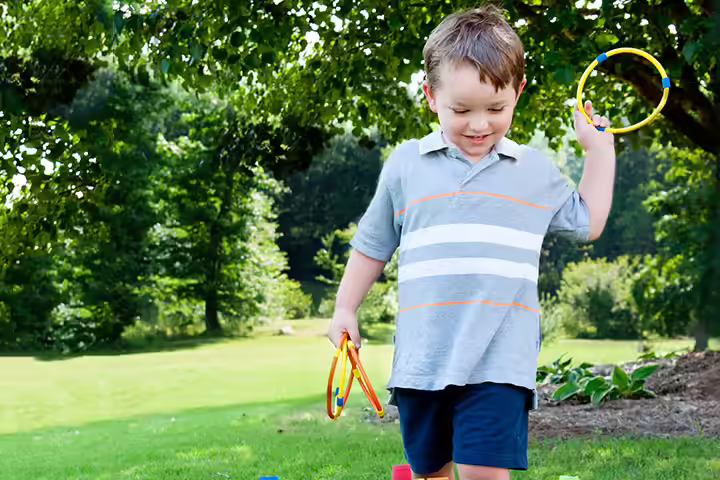 Spring Activities For Kids - Ring Toss Spring Activities For Kids - Ring Toss
