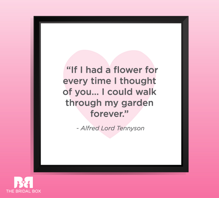 Romantic Love Quotes For Her - Alfred Lord Tennyson