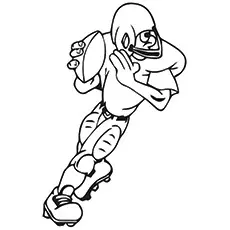 Rugby Coloring Pages - Rugby Goalkeeper