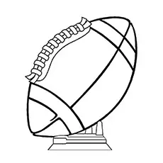 Rugby Coloring Pages - Rugby Trophy