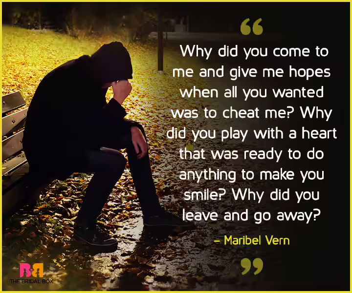 Sad Love Quotes For Her - Maribel Vern