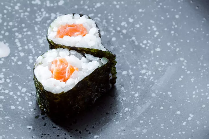 Simple sushi without mat