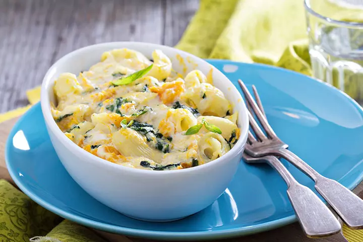 Mac And Cheese For Toddlers - Spinach Man N Cheese