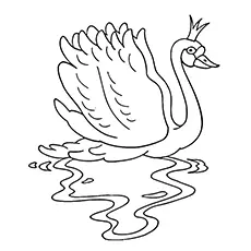 Swan Coloring Pages - The Swan Princess