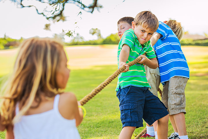 Spring Activities For Kids - Tug ‘o’ War