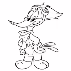 Cartoon Woody Woodpecker Cartoon Woody Woodpecker Pic to Color