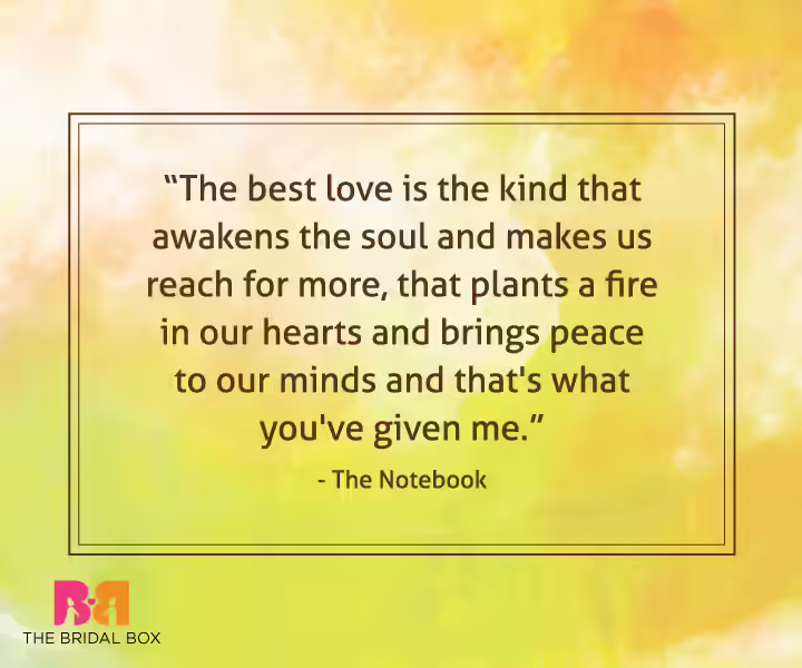 Inspirational Love Quotes For Her - The Notebook Inspirational Love Quotes For Her - The Notebook