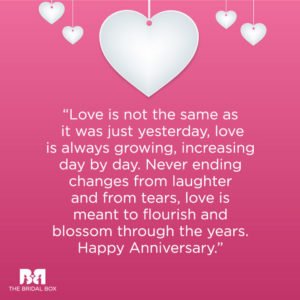 25 Beautiful Love Anniversary Quotes For You!