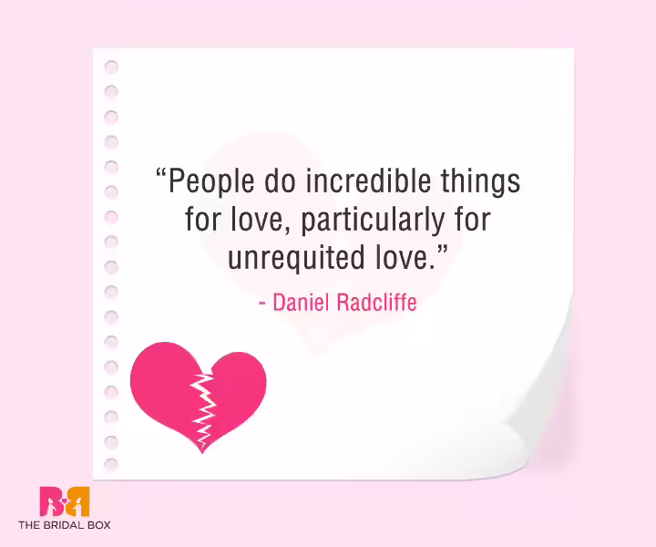 Love Failure Quotes for Her- Daniel Radcliffe Love Failure Quotes for Her 1