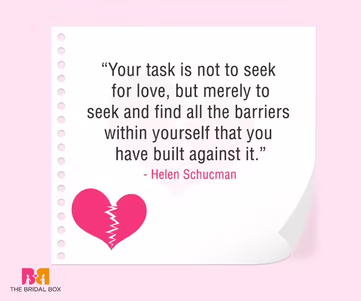 10 Love Failure Quotes For Her - Helen Schucman 10 Love Failure Quotes For Her 3