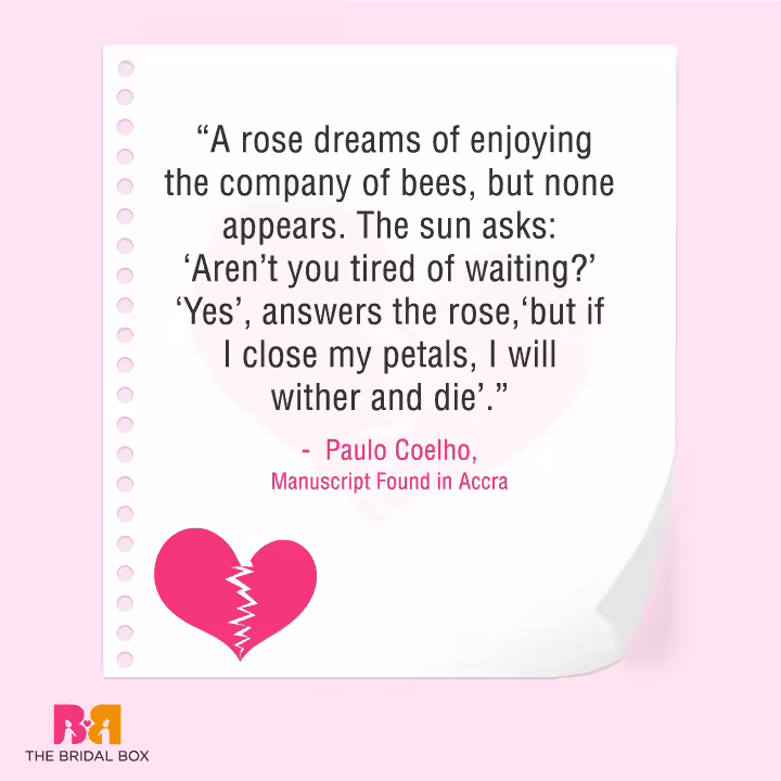 10 Love Failure Quotes For Her - Paulo Coelho 10 Love Failure Quotes For Her 5