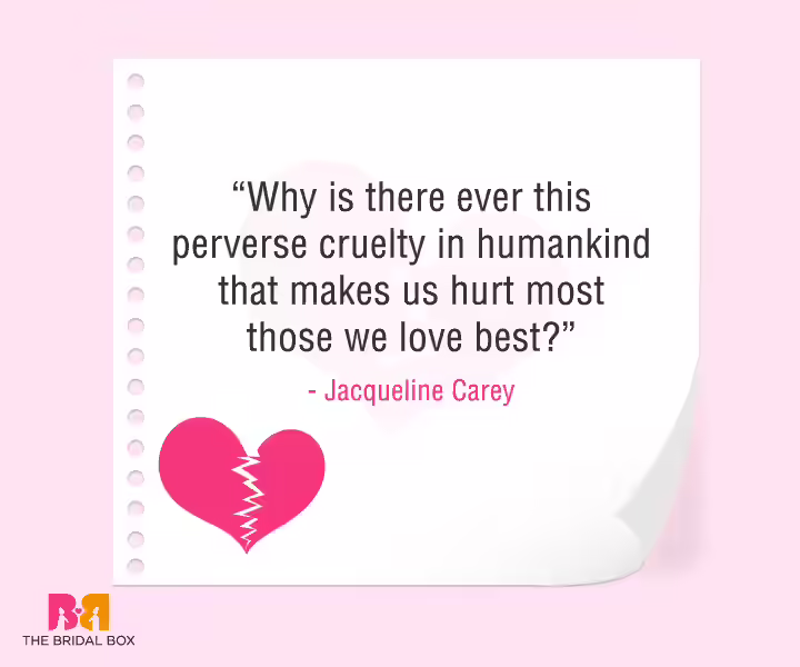10 Love Failure Quotes For Her - Jacqueline Carey 10 Love Failure Quotes For Her 7