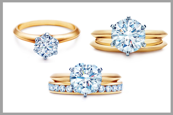 Tiffany Engagement Rings - The Tiffany Setting 18K Yellow Gold