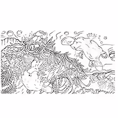 A Platypus Coloring Page A Platypus Coloring Page