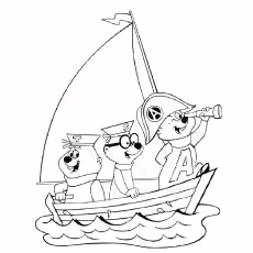 Chipmunk Coloring Pages - Alvin-And-The-Chipmunks