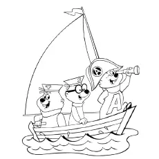 Chipmunk Coloring Pages - Alvin-And-The-Chipmunks