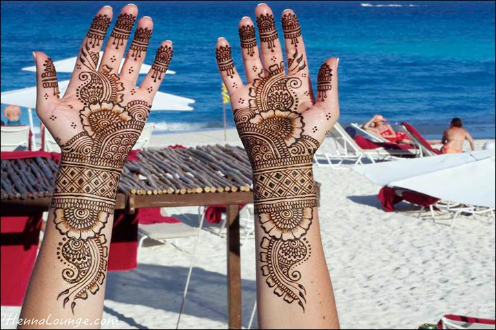 Indo Arabic Bridal Mehndi Design for Hands