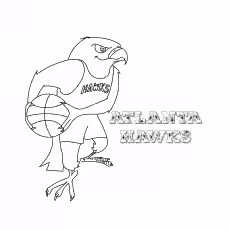Atlanta Hawk Atlanta Hawk Coloring Images