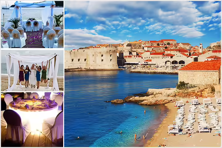 Beach Wedding - Banje Beach, Dubrovnik (Croatia) Banje Beach, Dubrovnik (Croatia)