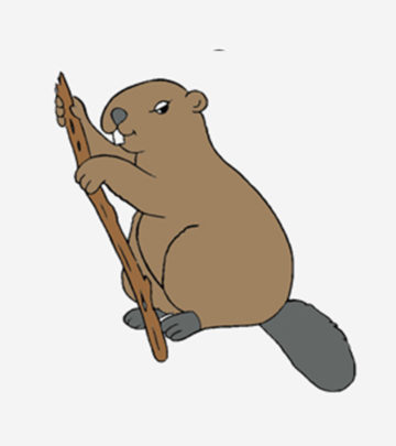 Best Beaver Coloring Pages For Toddlers