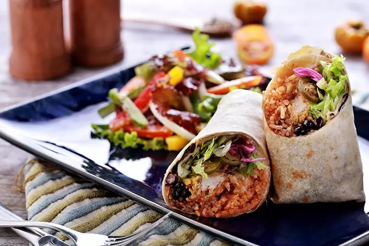 recipes to make with kids - Black Beans And Sweet Potato Burritos