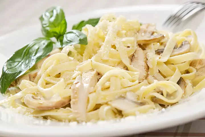 Chicken Alfredo Fettuccine pasta using Ricotta cheese when pregnant