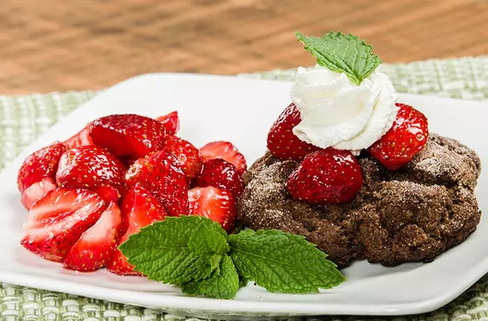 Chocolate-Strawberry Thumbprints