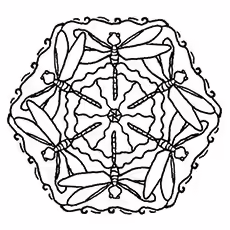 Dragonfly Coloring Page - Dragonfly Mandala Dragonfly Coloring Page - Dragonfly Mandala