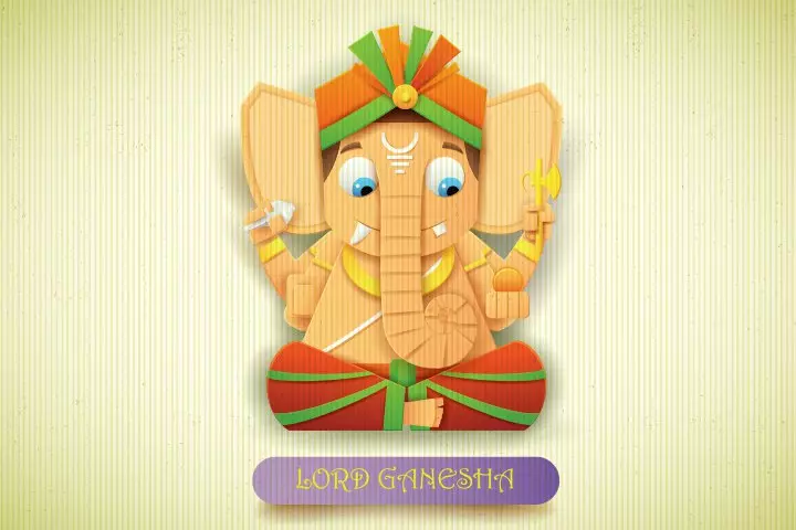 Dressing-up activities on Ganesh Chaturthi for kids