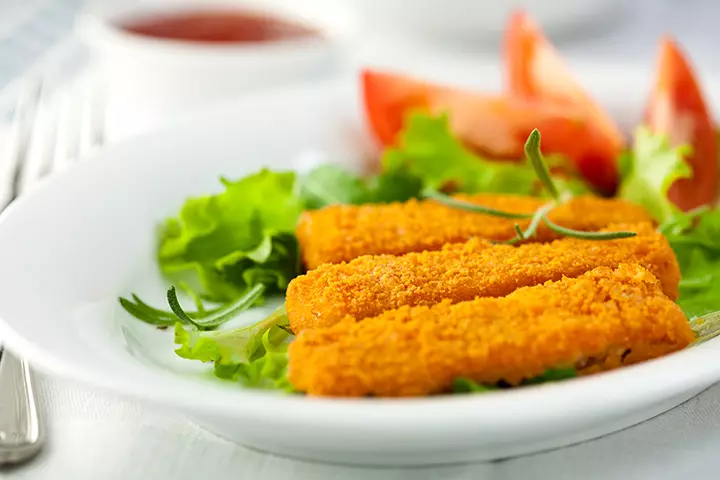 recipes to make with kids - Fish Finger With Guacamole