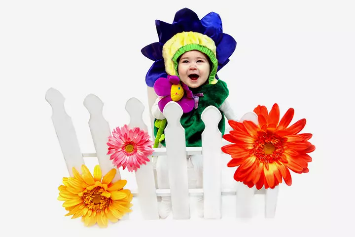 Flower Halloween costume for toddlers