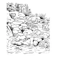 Giant Otter Coloring Page