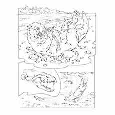 River Otter Coloring Page River Otter Coloring Page