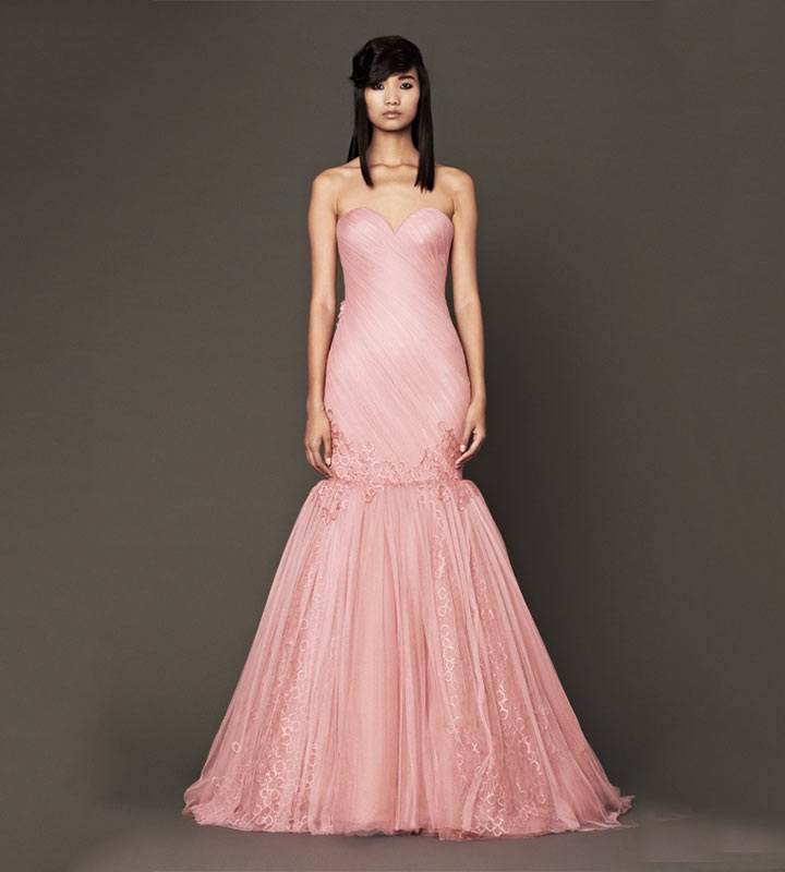 Vera Wang Wedding Gowns - Rose Strapless Mermaid Wedding Gown