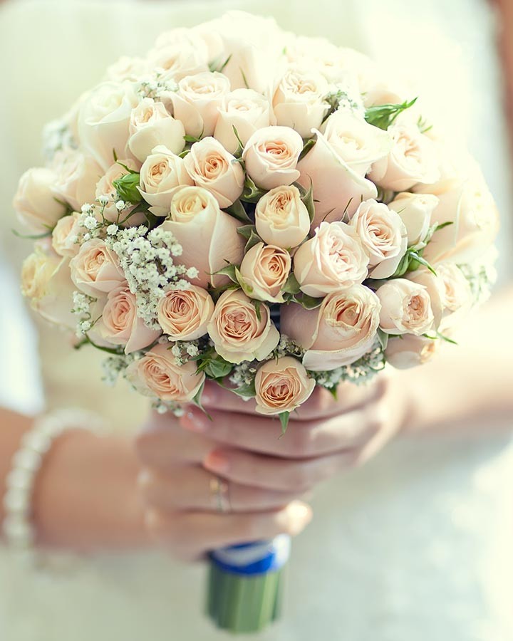 Wedding Bouquets - Rosy Peach