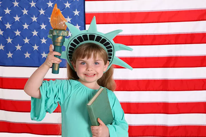 Statue of liberty Halloween costume for toddlers