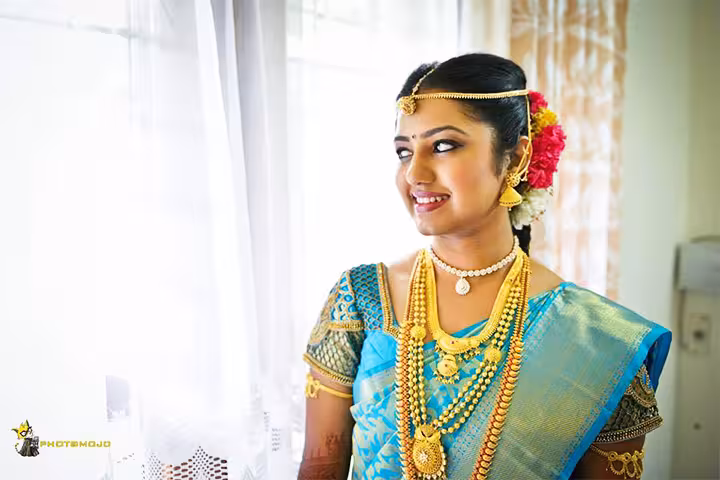 Beautiful Indian Telugu bridal makeup looks 1 and 2
