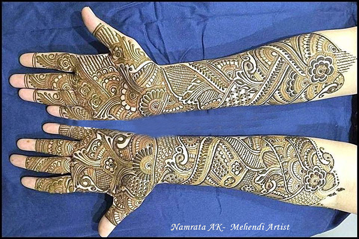 The Full Arm Arabic Bridal Mehndi Designs For Hands