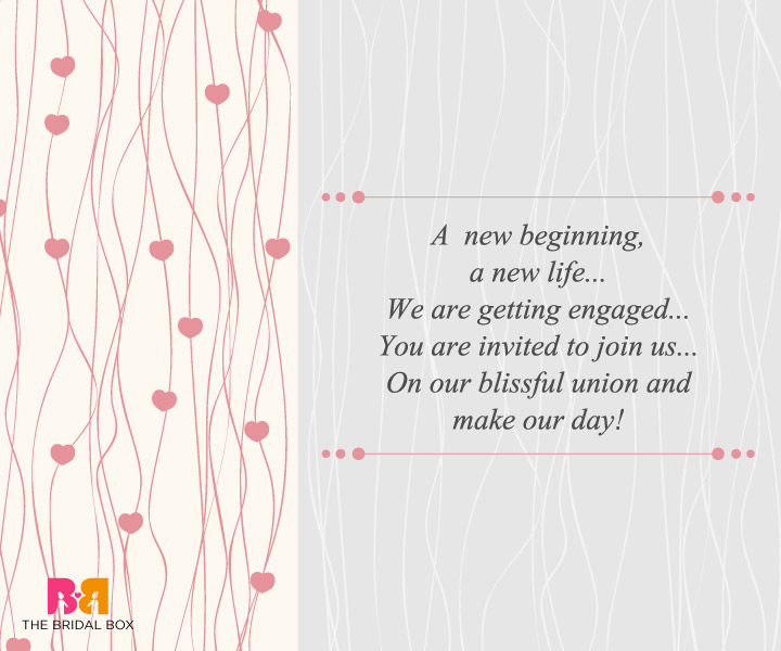 Engagement Invitation Wording For Friends 7